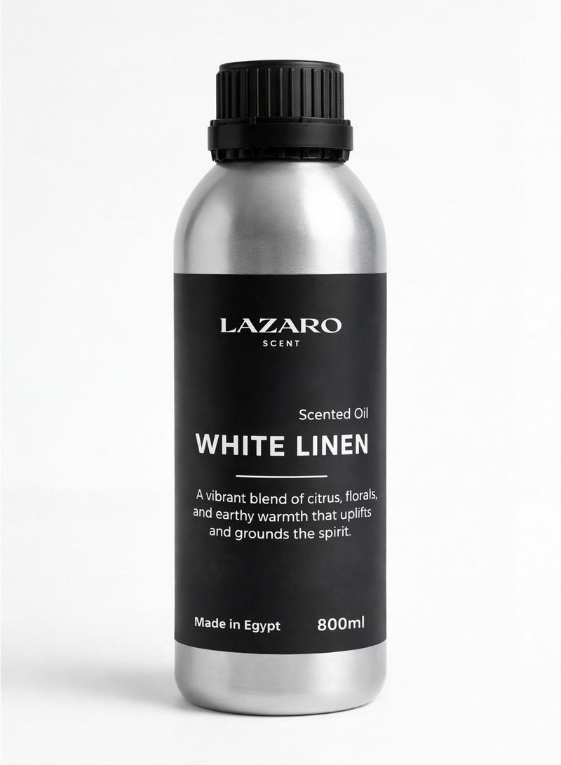 Lazaro Scent White Linen Scented Oil - 800 ml - Image 1